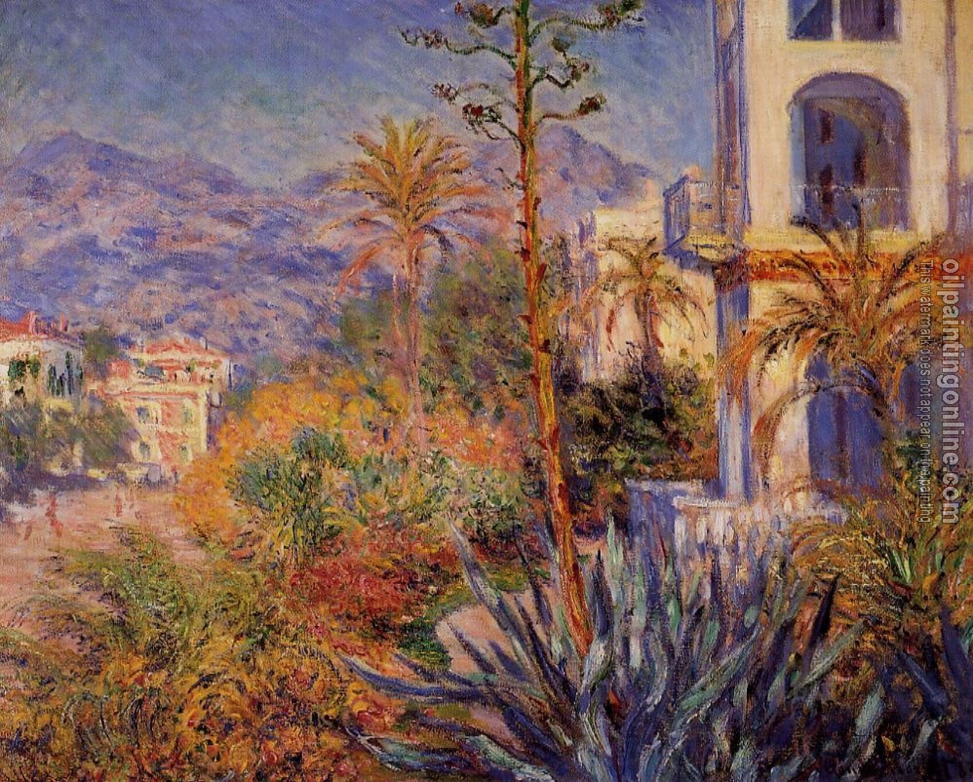 Monet, Claude Oscar - Villas at Bordighera